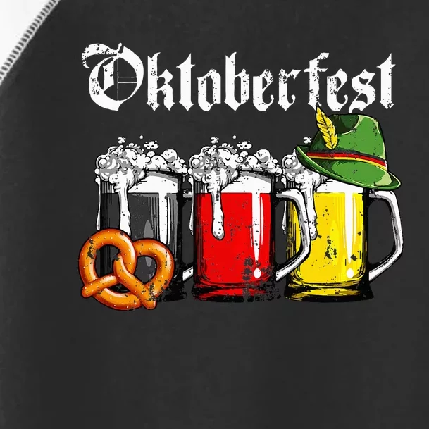 Oktoberfest Beer German Flag Funny Drinking Mug Toddler Fine Jersey T-Shirt