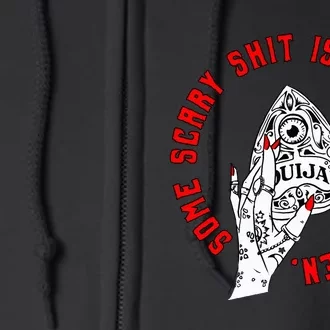 Ouija Board Ghost Halloween Witchcraft Paranormal Full Zip Hoodie