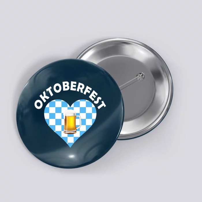 Oktoberfest Beer Heart Button