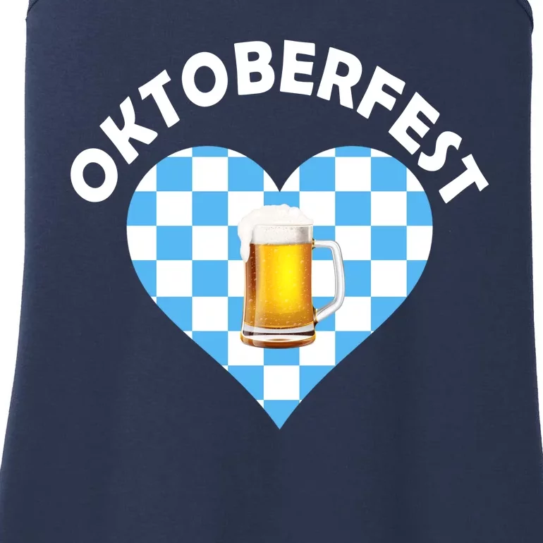 Oktoberfest Beer Heart Ladies Essential Tank