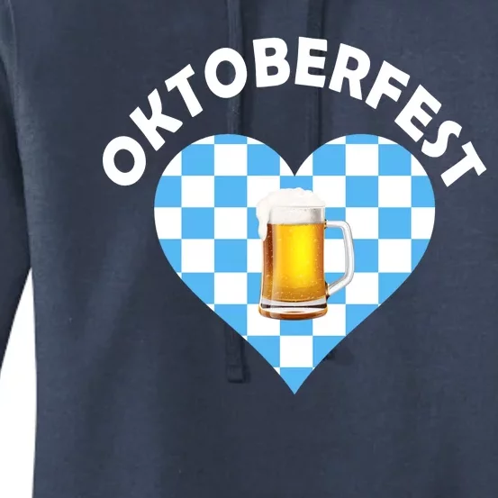 Oktoberfest Beer Heart Women's Pullover Hoodie