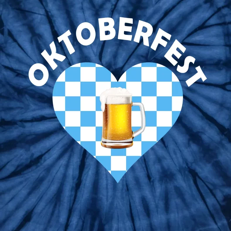 Oktoberfest Beer Heart Tie-Dye T-Shirt