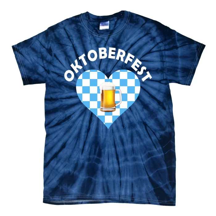 Oktoberfest Beer Heart Tie-Dye T-Shirt