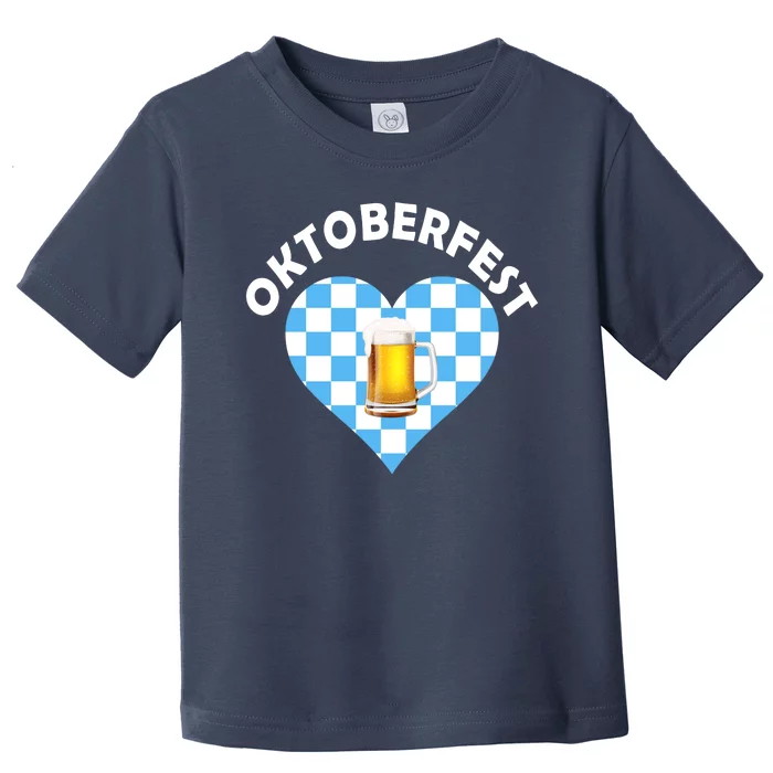 Oktoberfest Beer Heart Toddler T-Shirt