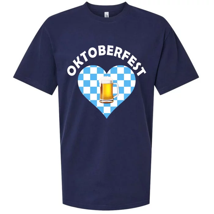 Oktoberfest Beer Heart Sueded Cloud Jersey T-Shirt