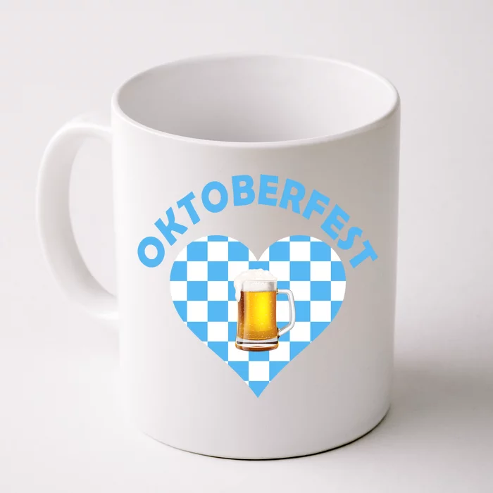 Oktoberfest Beer Heart Front & Back Coffee Mug