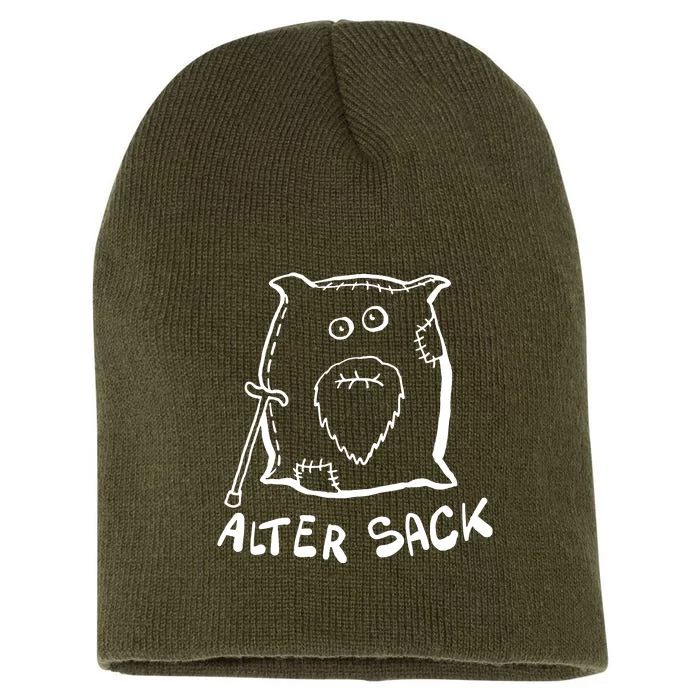 Old Bag Humor Joke Cheeky Short Acrylic Beanie