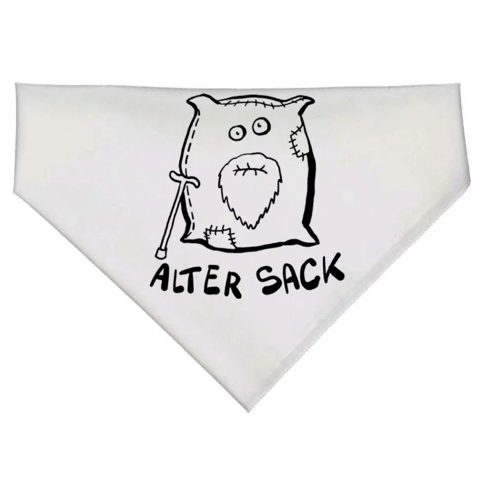 Old Bag Humor Joke Cheeky USA-Made Doggie Bandana