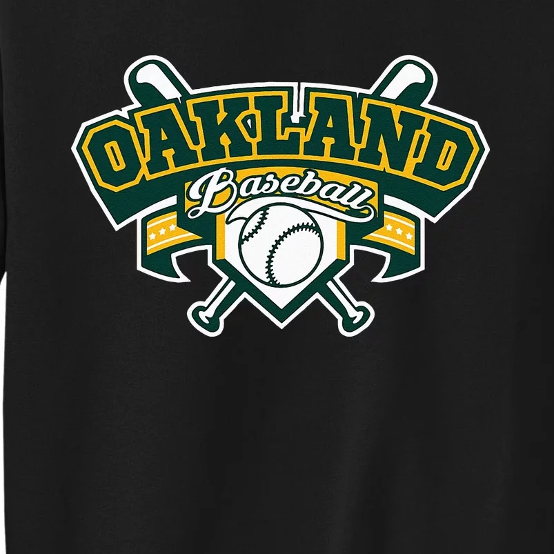 Oakland Baseball Home Plate & Bat Script Gameday Fan Sweatshirt