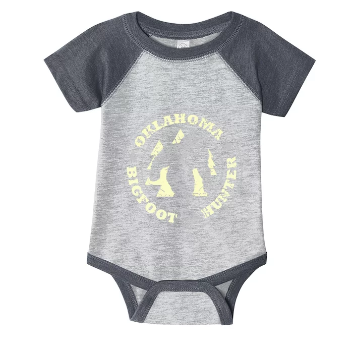 Oklahoma Bigfoot Hunter Believe State Pride Infant Baby Jersey Bodysuit