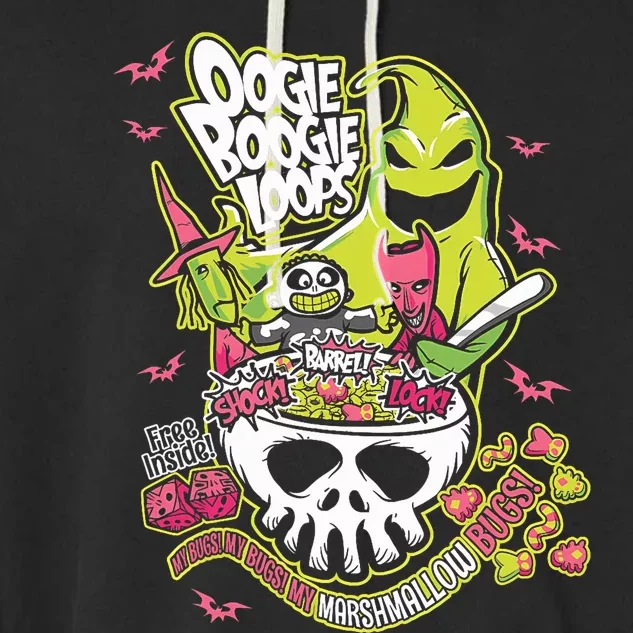 Oogie Boogie Loops My Bugs My Marshmallow Bugs Funny Design Garment-Dyed Fleece Hoodie