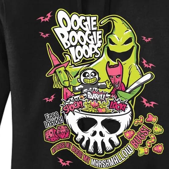 Oogie Boogie Loops My Bugs My Marshmallow Bugs Funny Design Women's Pullover Hoodie