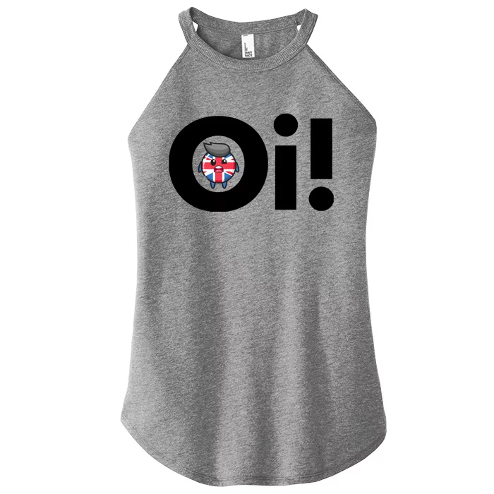 Oi! Black Letters Women’s Perfect Tri Rocker Tank