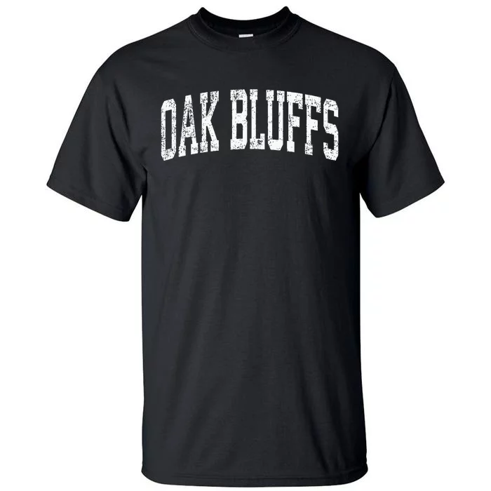 Oak Bluffs Massachusetts Ma Vintage Athletic Sports Design Tall T-Shirt