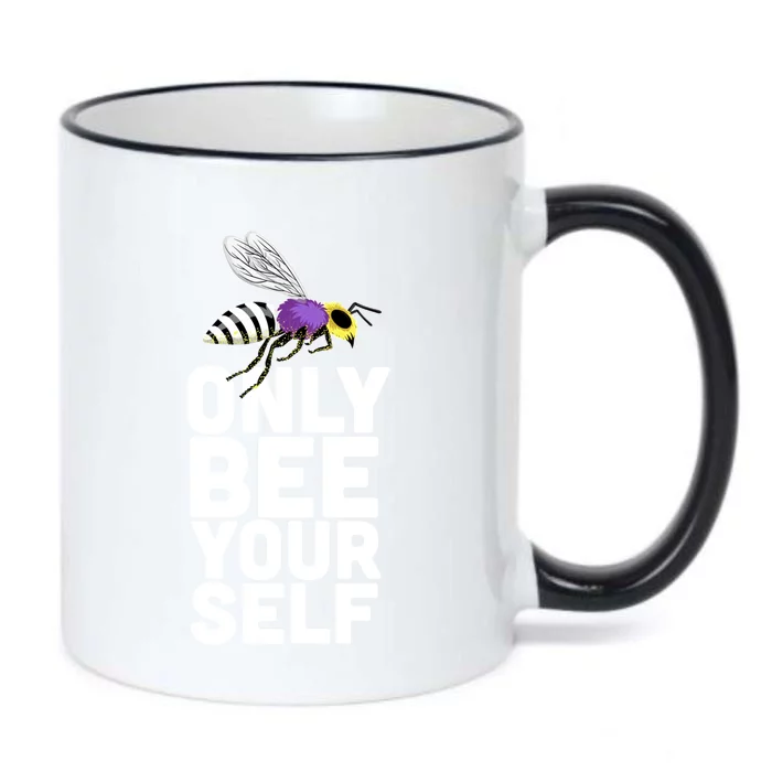 Only Beeyours Meaningful Gift Non Binary Nonbinary Bee Proud Gift Black Color Changing Mug