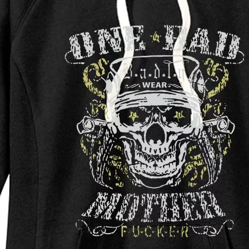 ONE BAD MOTHER FUCKER Women's Fleece Hoodie