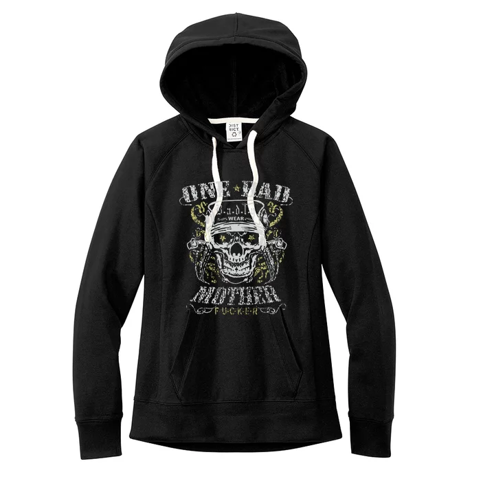 ONE BAD MOTHER FUCKER Women's Fleece Hoodie