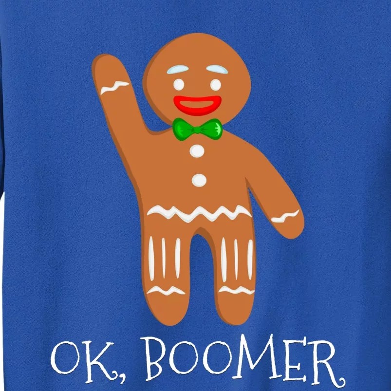 Ok Boomer Meme Millennials Gen Z Funny Xmas Gingerbread Gift Sweatshirt