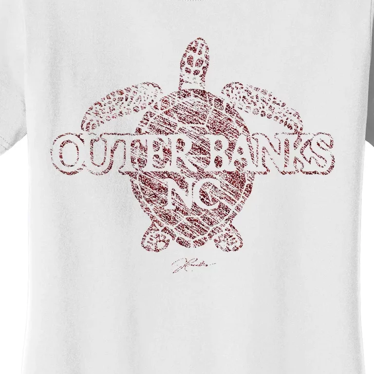 Outer B.A.N.K.S Nc Sea Turtle Women's T-Shirt