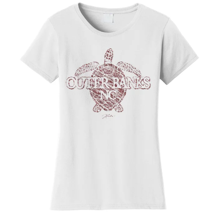 Outer B.A.N.K.S Nc Sea Turtle Women's T-Shirt