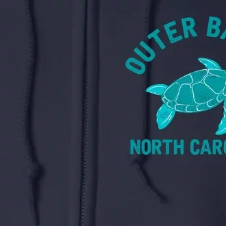 Outer Banks North Carolina NC Beach Full Zip Hoodie