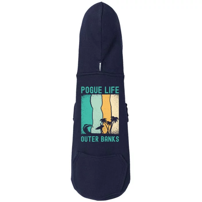 Outer Banks North Carolina NC Beach Doggie 3-End Fleece Hoodie