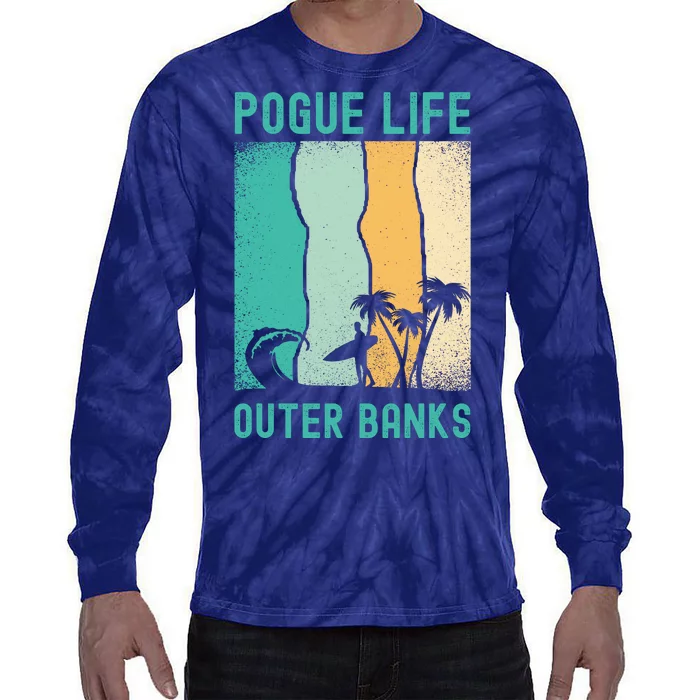 Outer Banks North Carolina NC Beach Tie-Dye Long Sleeve Shirt