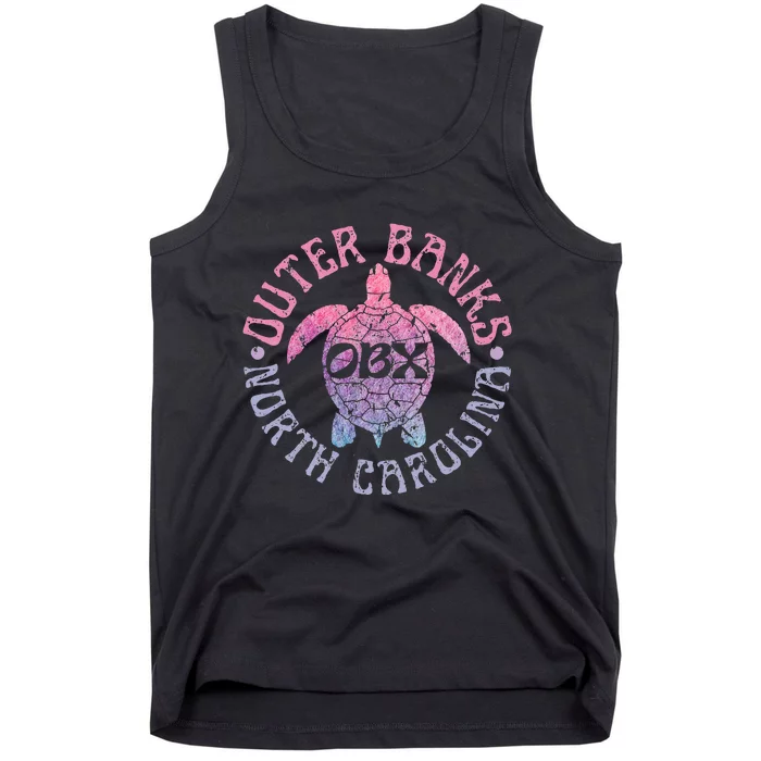 Outer Banks North Carolina OBX Sea Turtle Beach Vintage Tank Top