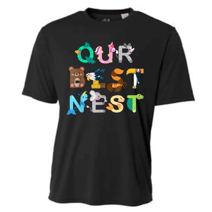 Our Best Nest Funny School Shirt First Day Of School Cooling Performance Crew T-Shirt