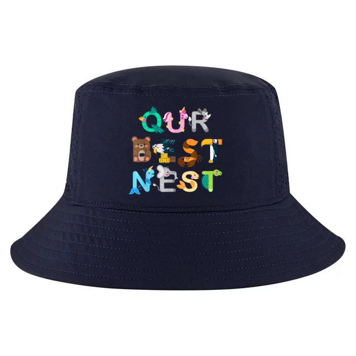 Our Best Nest Funny School Shirt First Day Of School Cool Comfort Performance Bucket Hat