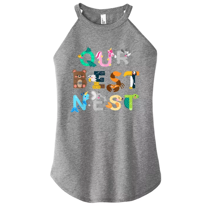 Our Best Nest Funny School Shirt First Day Of School Women’s Perfect Tri Rocker Tank