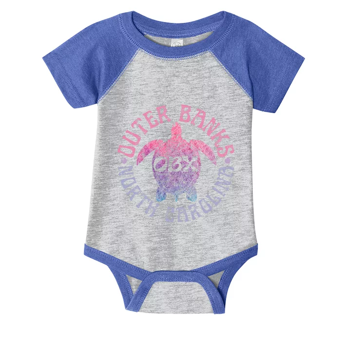 O.U.T.E.R. B.A.N.K.S North Carolina Obx Sea Turtle Beach Infant Baby Jersey Bodysuit