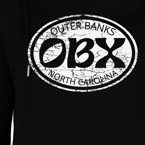 Outer Banks North Carolina OBX Beach Summer Travel Vintage Womens Funnel Neck Pullover Hood