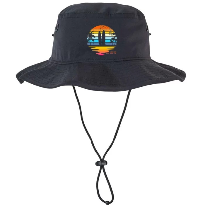 Outer Banks NC Retro Beach Surfing Pogue Life Outer Banks Legacy Cool Fit Booney Bucket Hat