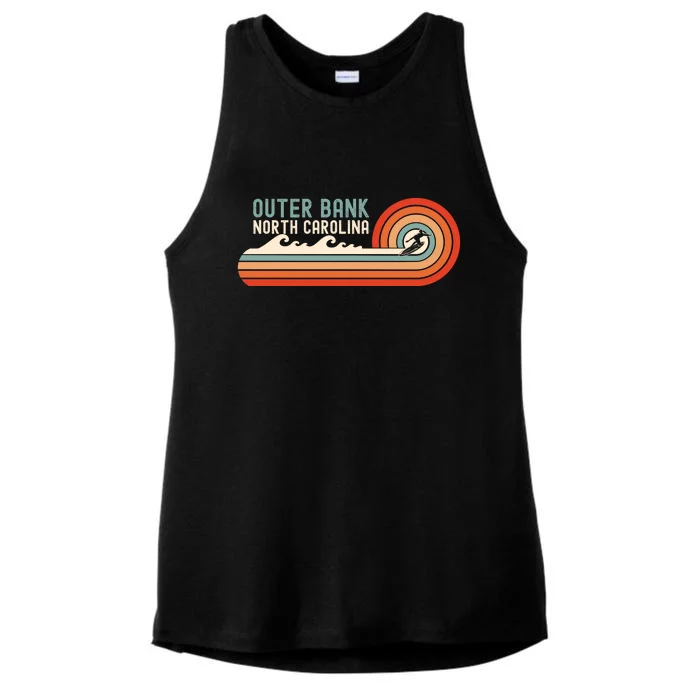 Outer Banks North Carolina NC Beach Ladies Tri-Blend Wicking Tank