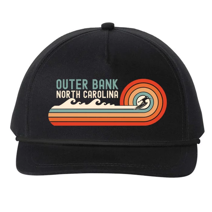 Outer Banks North Carolina NC Beach Snapback Five-Panel Rope Hat