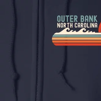 Outer Banks North Carolina NC Beach Full Zip Hoodie