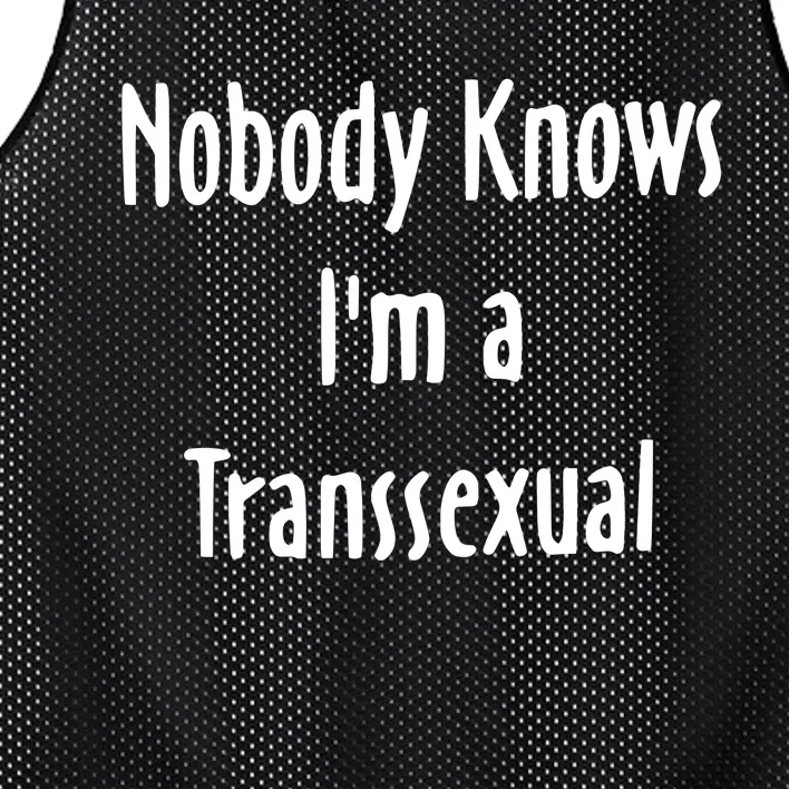 Onika Burgers Nobody Knows IM Transsexual Mesh Reversible Basketball Jersey Tank