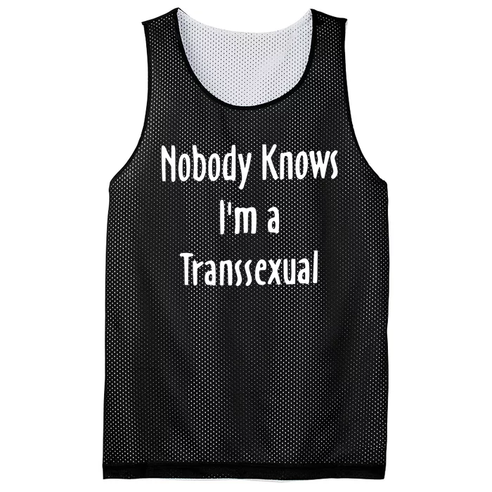 Onika Burgers Nobody Knows IM Transsexual Mesh Reversible Basketball Jersey Tank