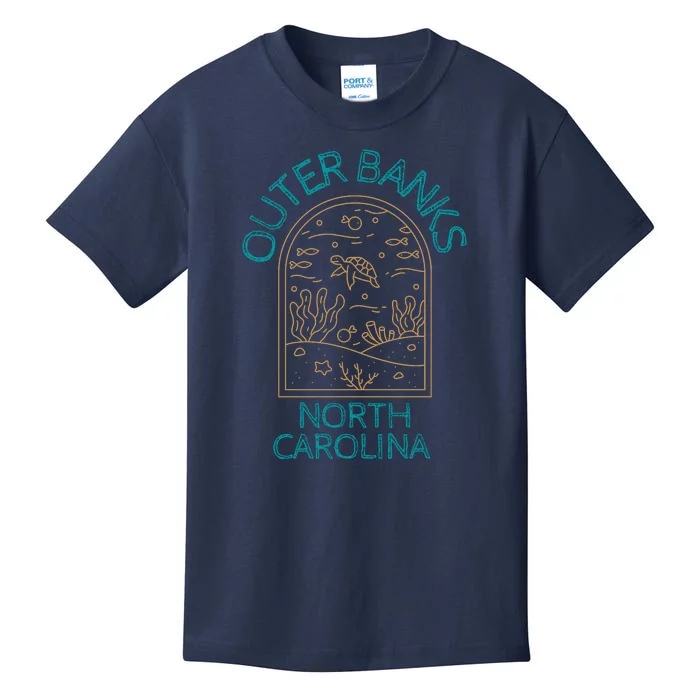 Outer Banks North Carolina NC Beach Kids T-Shirt