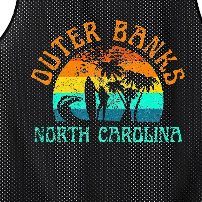 Outer Banks North Carolina Surf Beach Surfer OBX NC Mesh Reversible Basketball Jersey Tank