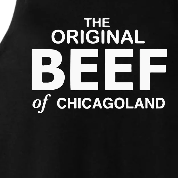 Original Beef Of Chicagoland The Bear Richie Carmy Ladies Tri-Blend Wicking Tank