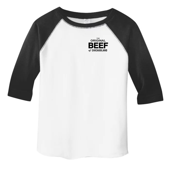 The Original Beef Of Chicagoland Vintage Toddler Fine Jersey T-Shirt