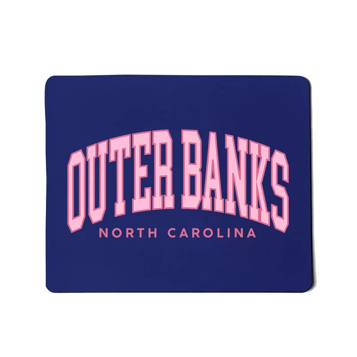 Oute_r Banks OBX North Carolina Summer Retro Preppy Throwback Mousepad