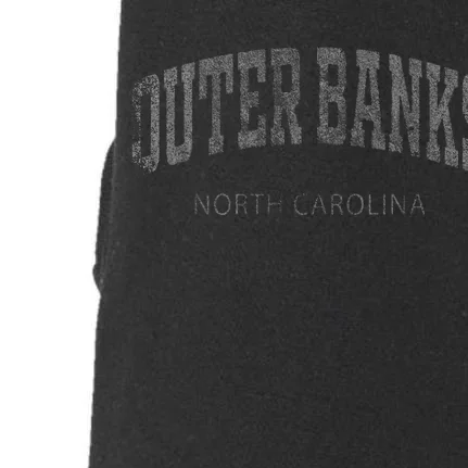 O.U.T.E.R B.A.N.K.S Obx North Carolina Summer Retro Preppy Throwback Doggie 3-End Fleece Hoodie