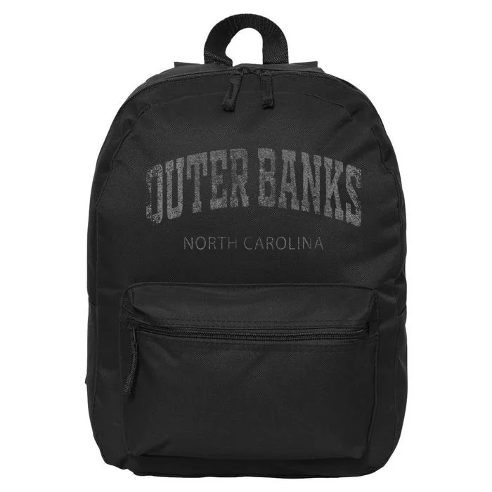 O.U.T.E.R B.A.N.K.S Obx North Carolina Summer Retro Preppy Throwback 16 in Basic Backpack