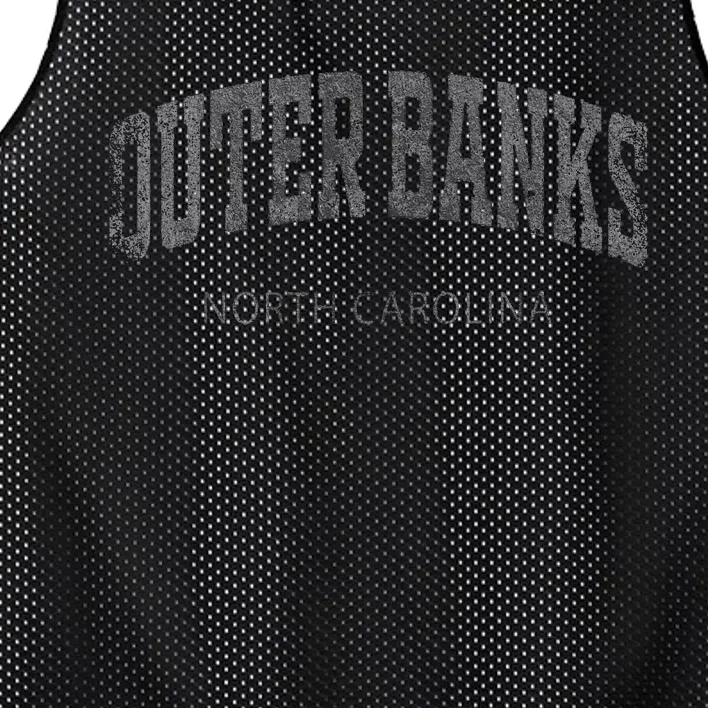 O.U.T.E.R B.A.N.K.S Obx North Carolina Summer Retro Preppy Throwback Mesh Reversible Basketball Jersey Tank