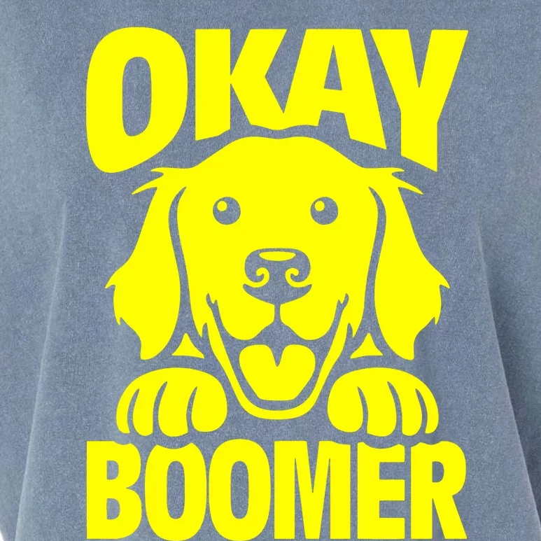 Ok Boomer Garment-Dyed Women's Muscle Tee