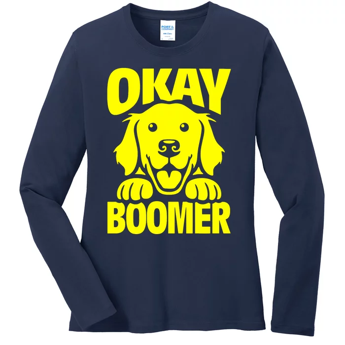 Ok Boomer Ladies Long Sleeve Shirt