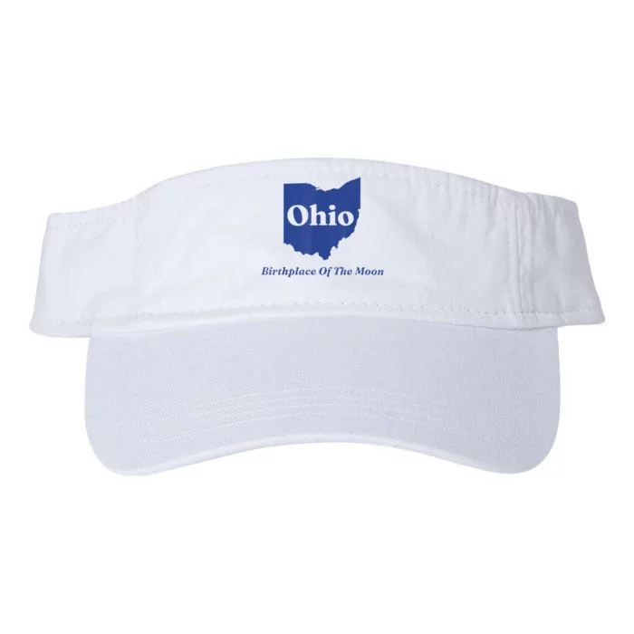 Ohio Birthplace Of The Moon Valucap Bio-Washed Visor